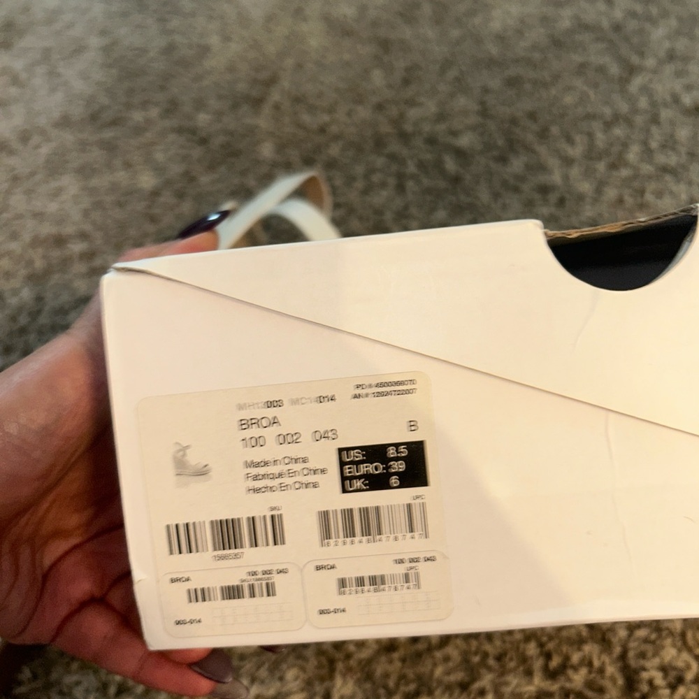 Aldo Cream And Tan Wedge Sandals - image 6